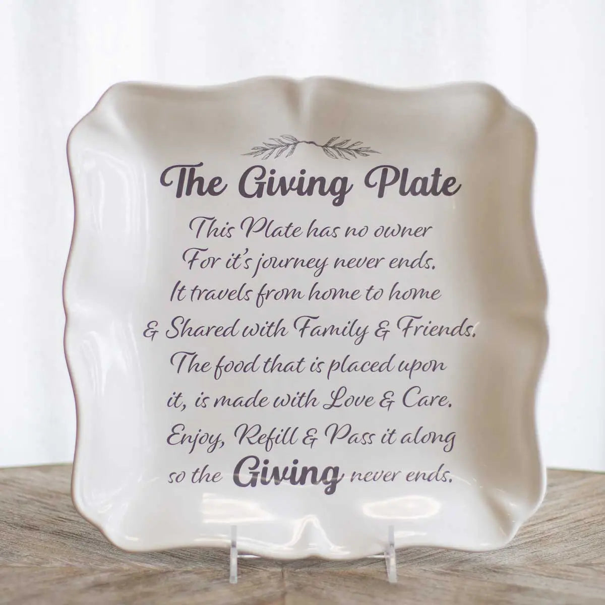 Giving Plate
