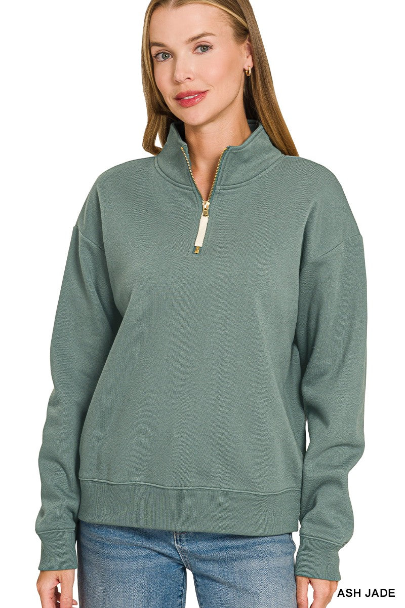 Half Zip Sweatshirt