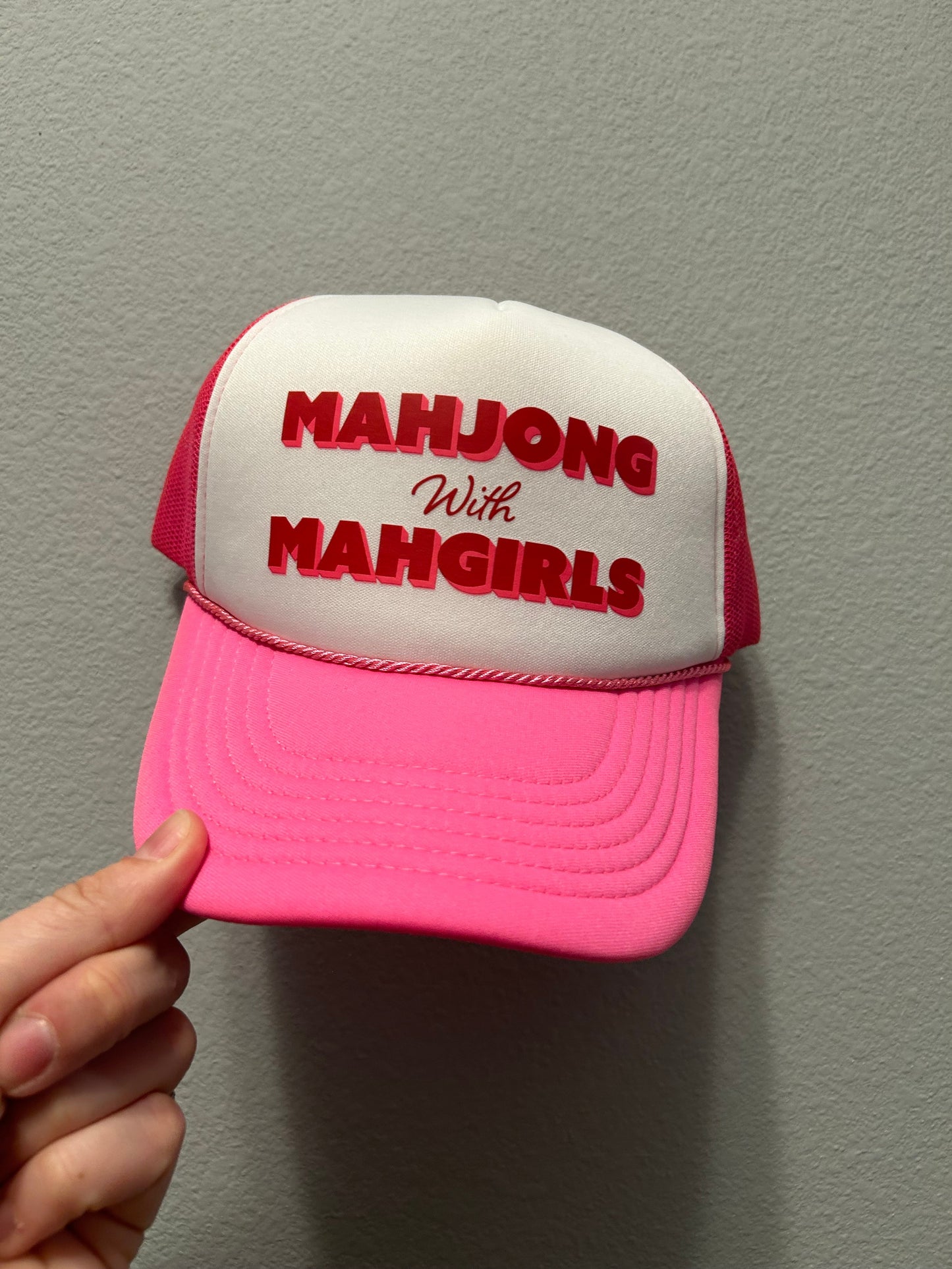 Mahjong Trucker Hat