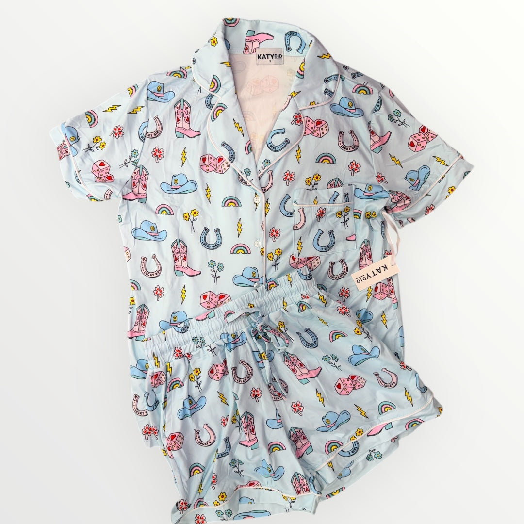 Cowgirl Short PJ Short Set