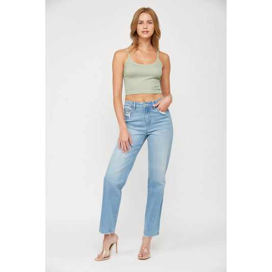 Mica Baggy Straight Jeans