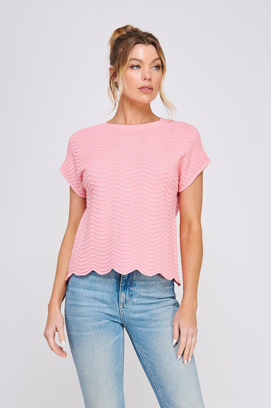 Ripple Edge top