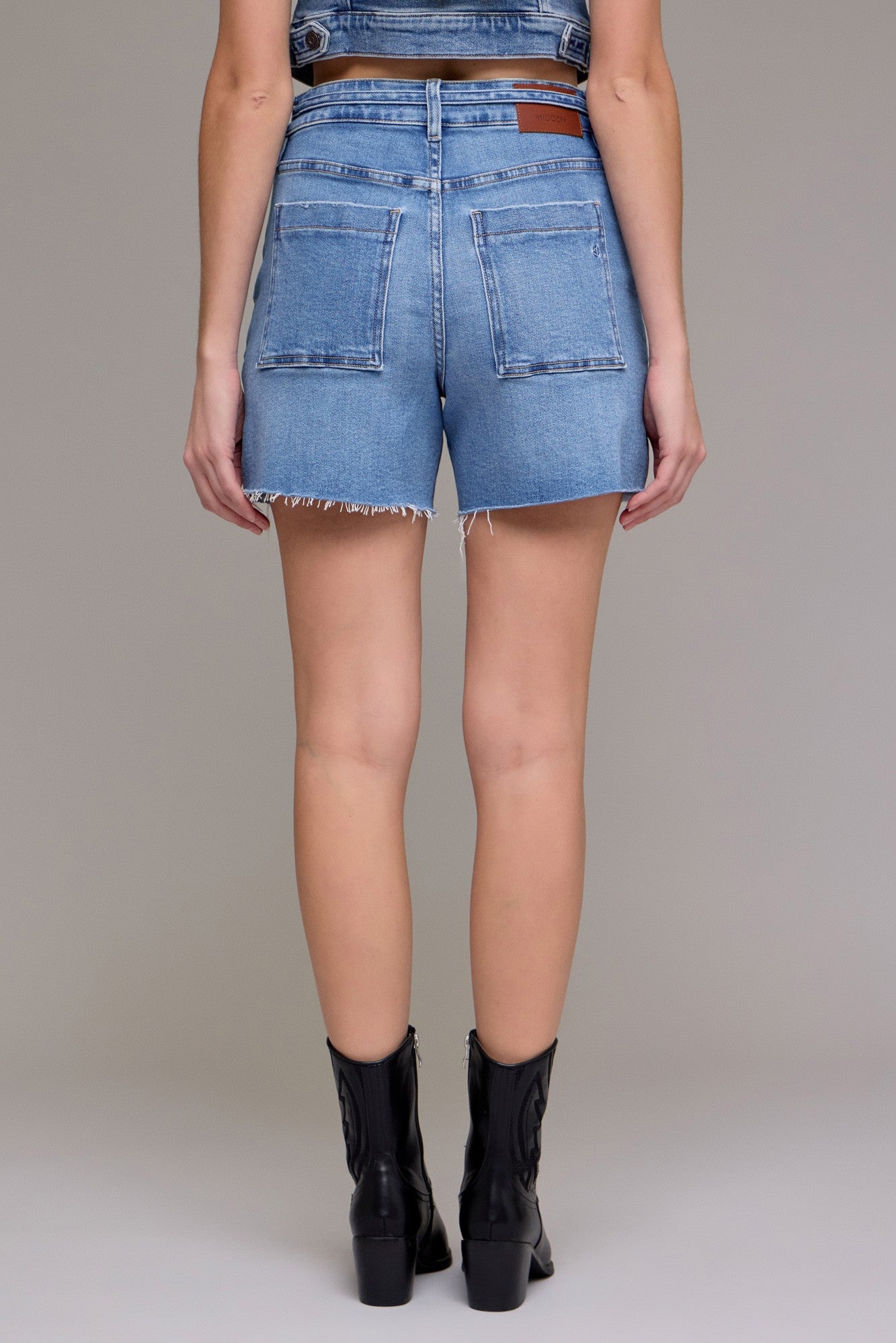 Hidden Denim Shorts
