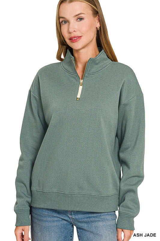 Half Zip Sweatshirt