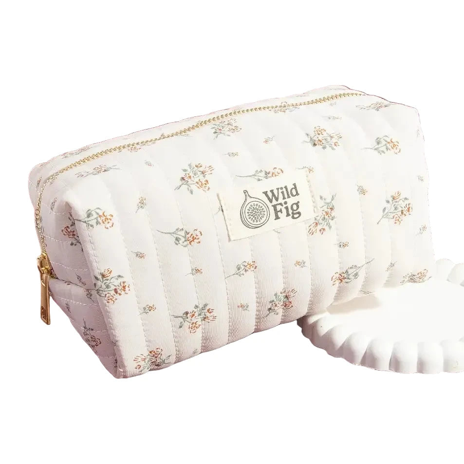 Quilted Cosmetic Bag