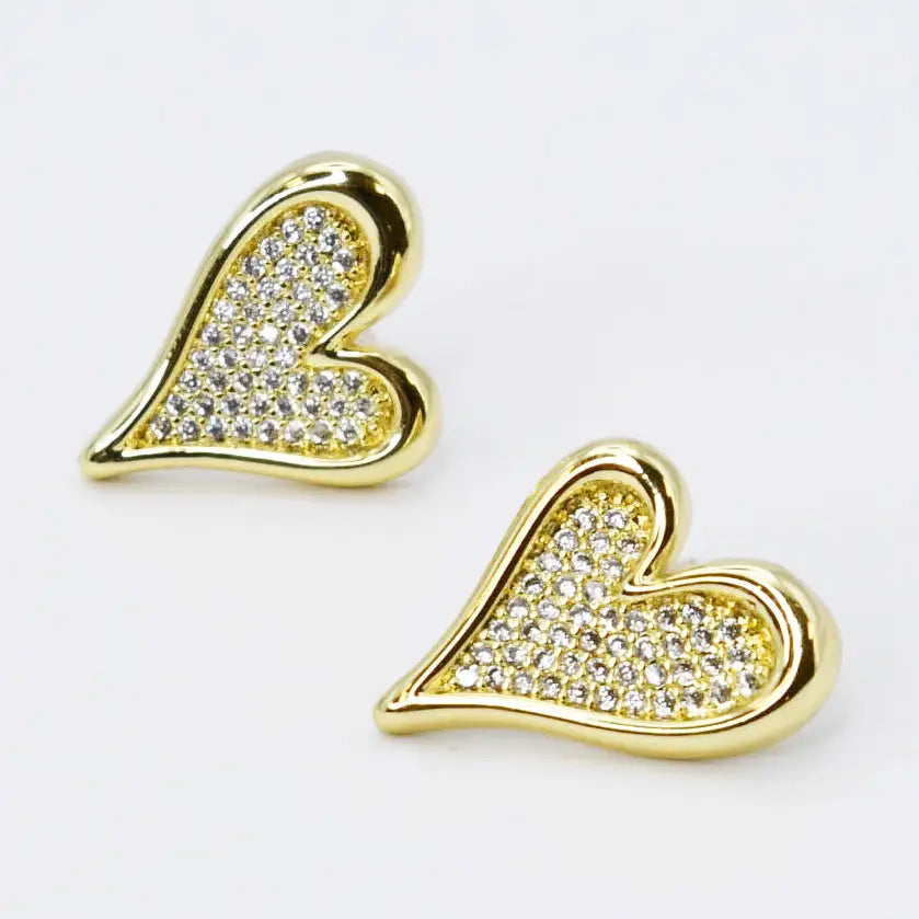 Dainty Heart Earrings