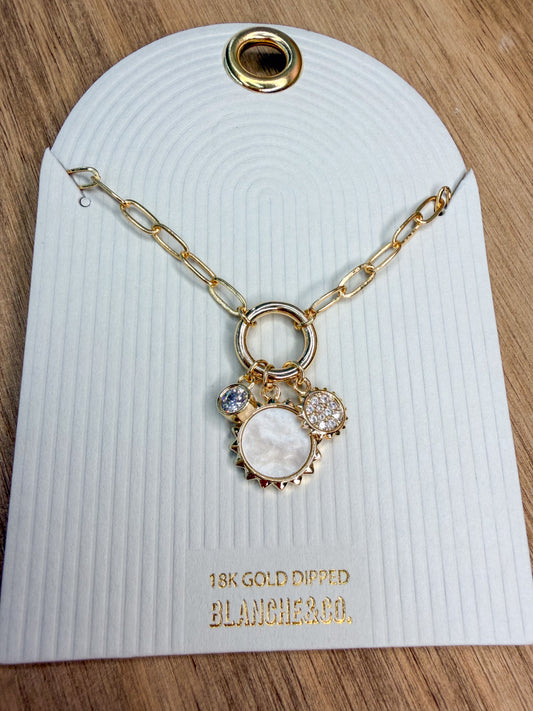 Circle Charm Necklace