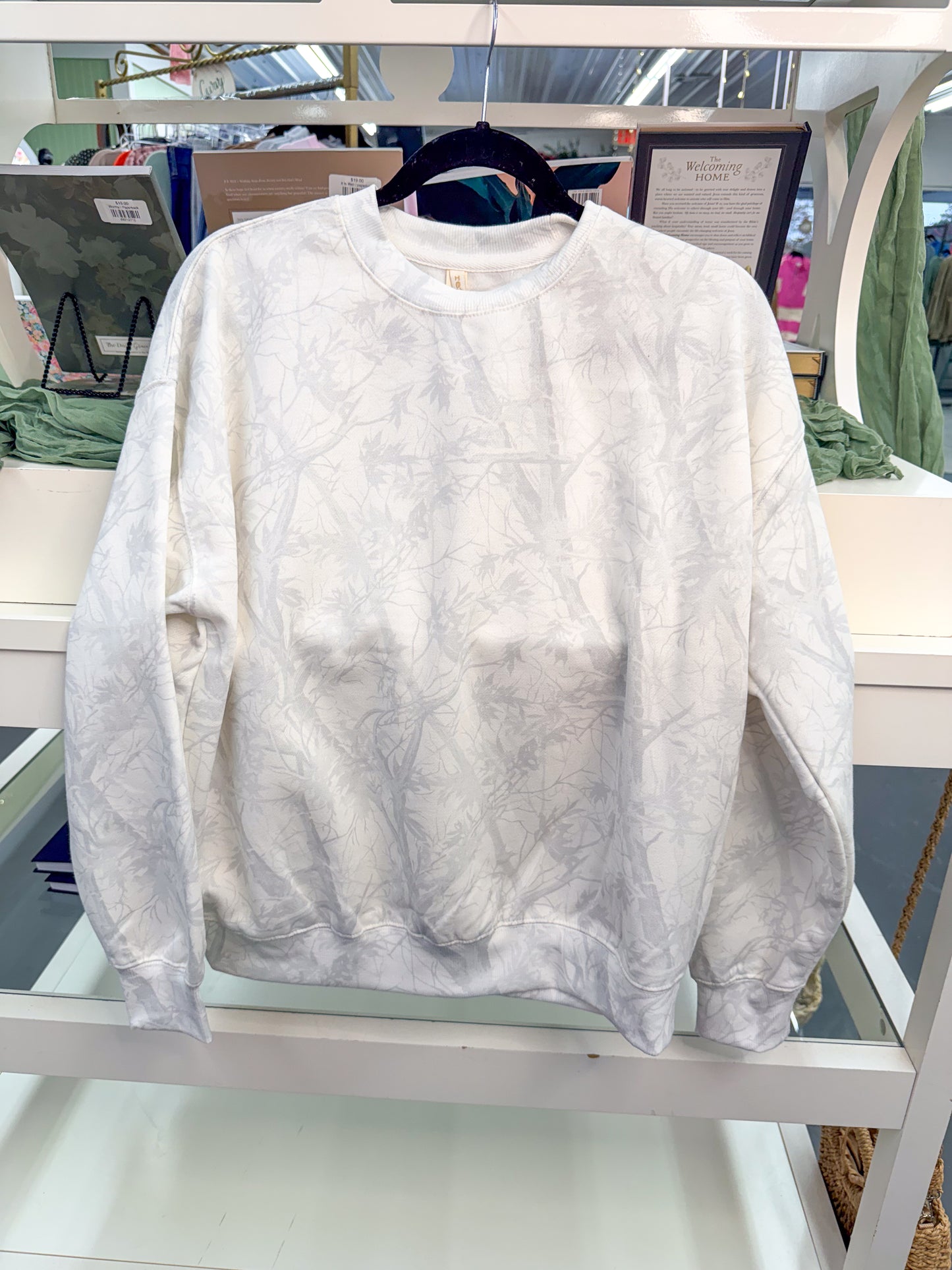 White Camo Sweatshirt