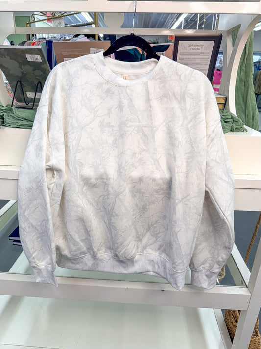 White Camo Sweatshirt