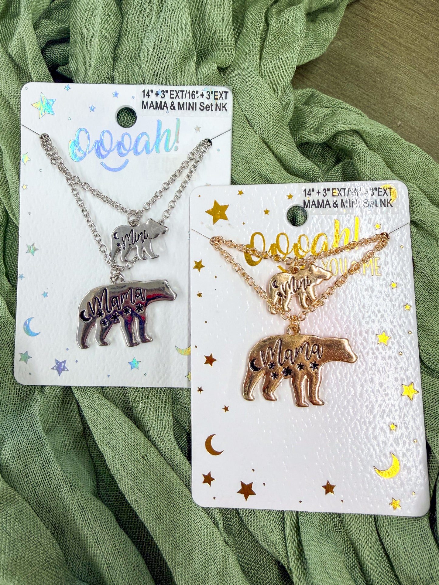 Mama and Mini Bear Necklaces