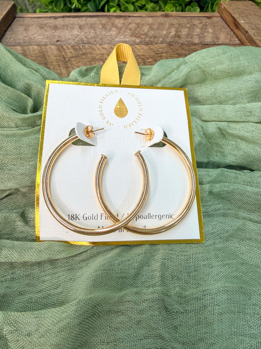 Luke Large Hoop Earrings