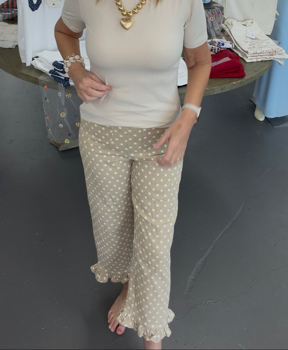Ruffle Bottom Pants