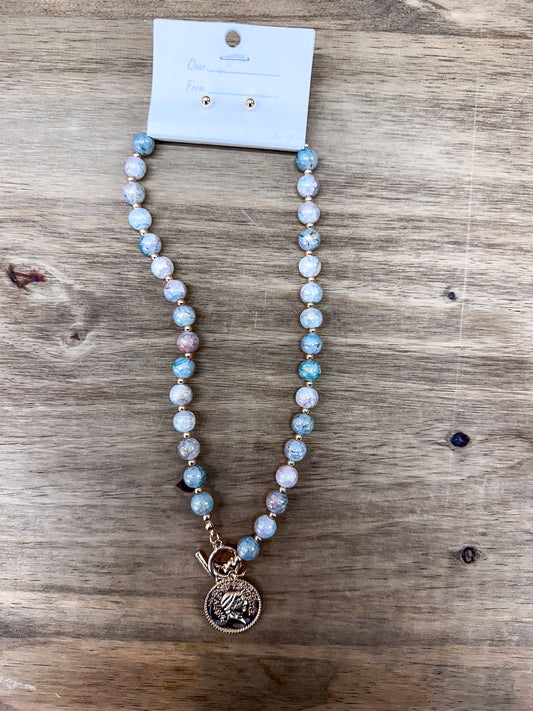 Ball and Coin Necklace