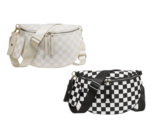 Checkered Crossbody