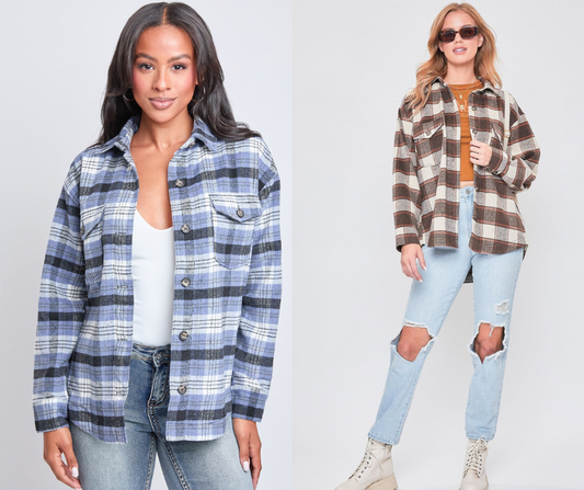 Plaid Flannel Top