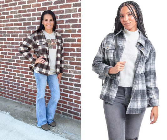 Plaid Flannel Top