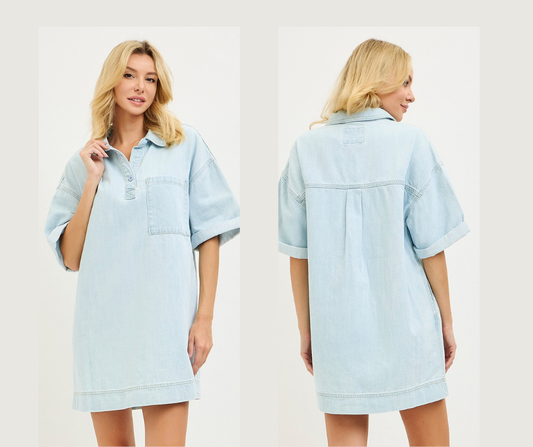 Risen Denim Dress