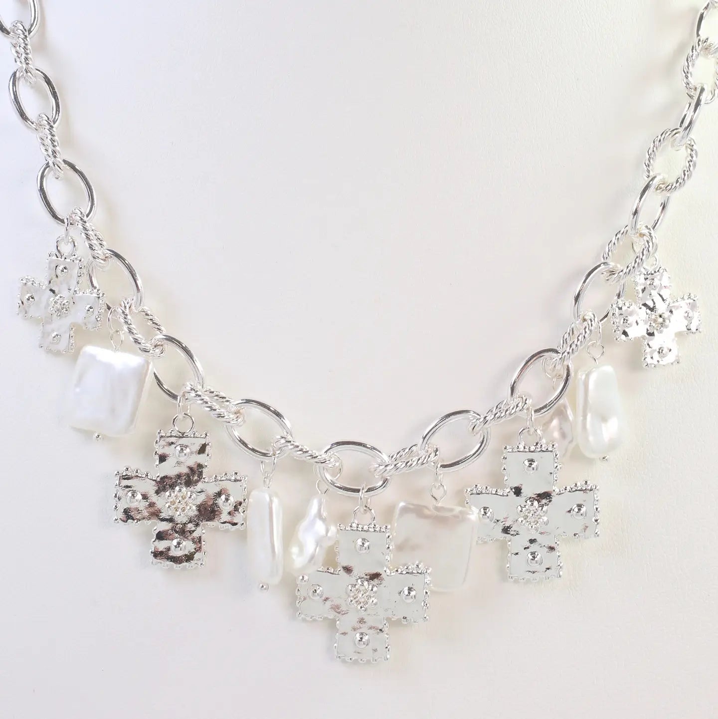 Pearson Cross Charm Necklace