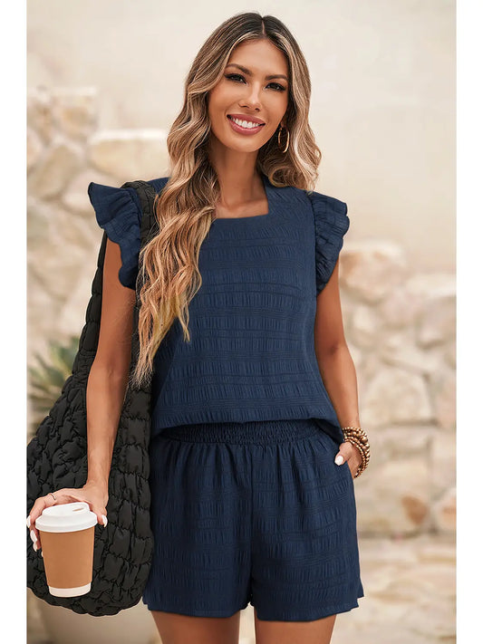 Square Neck Short Set